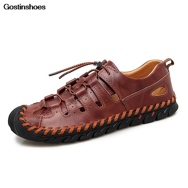 

sandalia summer men shoes sandals beach seaside large size fashion shoes sandles mens, Black