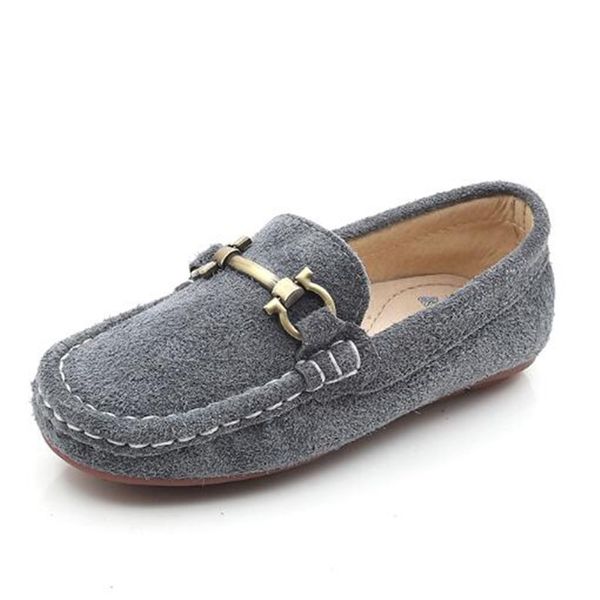 Compre Nuevo Estilo Britanico De Cuero Nobuck Zapatos Para Ninos