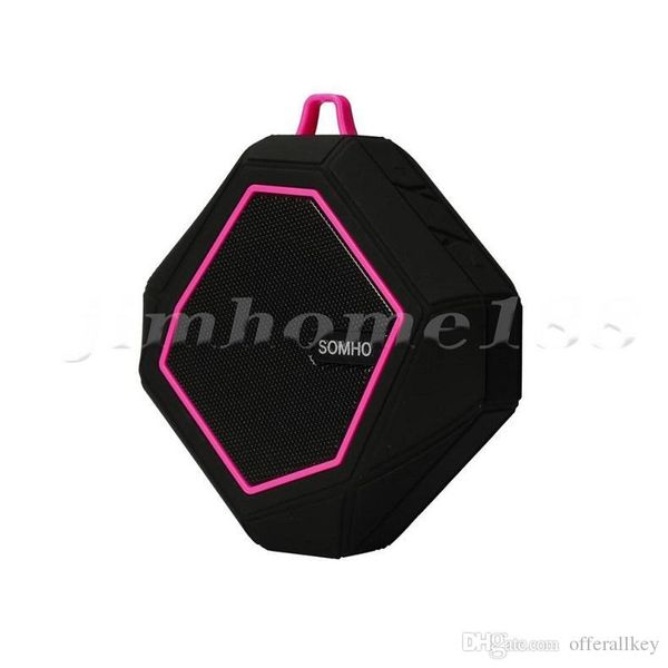 

hig quality somho s329 waterproof outdoor sports bluetooth speaker,portable wireless stereo bass bluetooth speaker with climbing hook