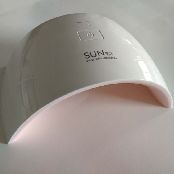 

brand new beauty 24w led uv lamp nail dryer drying uv gel polish curing nail machine white light art tools sun 9s 9c