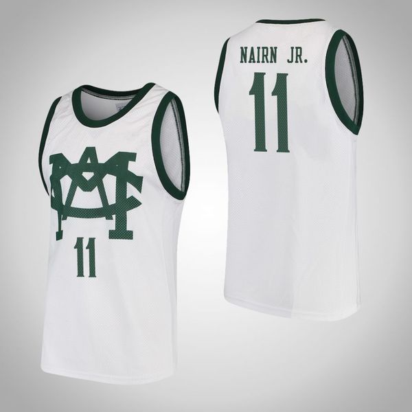 

joshua langford #1 men's michigan state spartans green kenny goins # 25 white stitched college basketball jerseys, Black