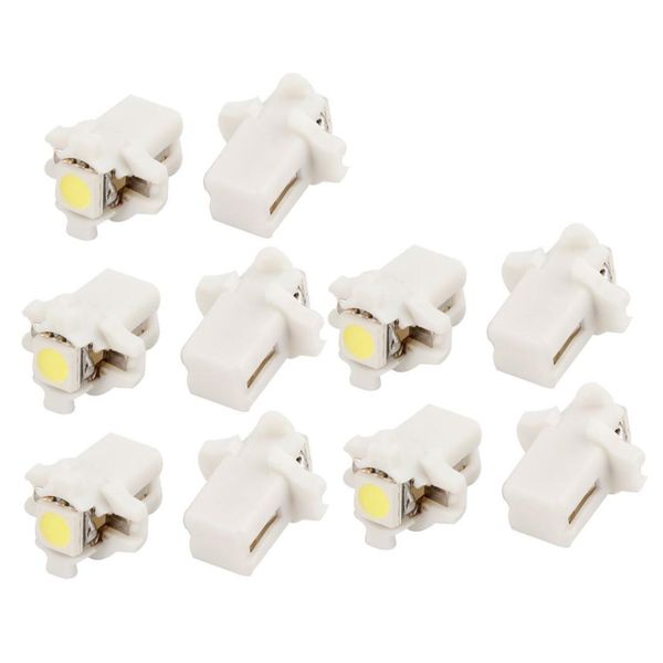 

10 pcs b8.3d 1 smd led car dashboard parking side bulb white