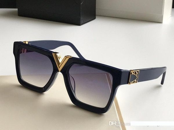 

2371 luxury explain glasses retro vintage men designer glasses shiny gold summer style laser logo gold plated quality, White;black