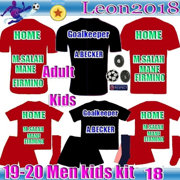 

Kid 2019 2020 m alah occer jer ey 19 20 youth alah firmino mane virgil goalkeeper a becker gerrard football hirt