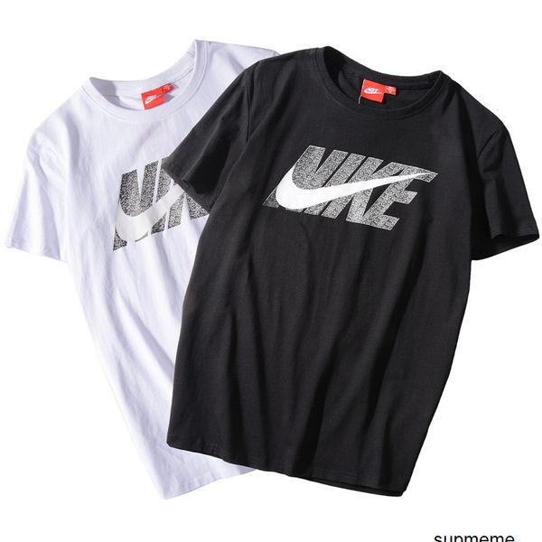

fashion luxury mens t-shirts man tees summer short-leeved ds icon letter designer black white blue red color wqx, White;black