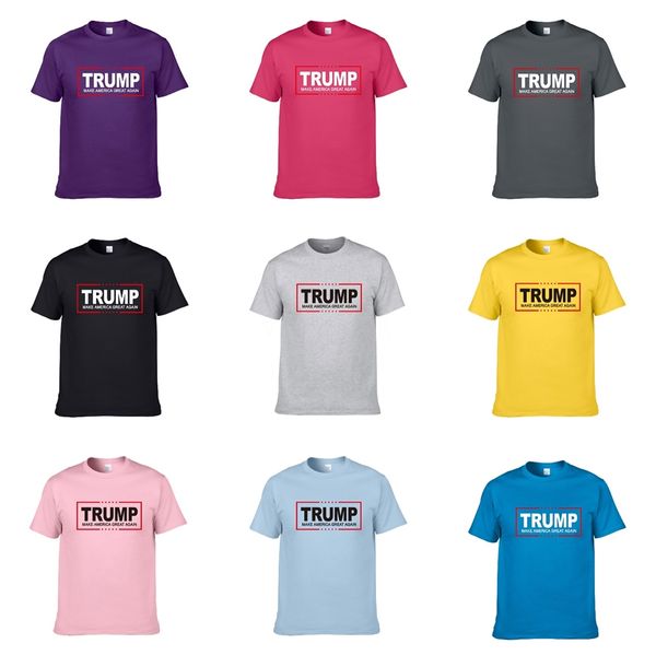 

новый 2020 мужская марка тис плюс размер футболка ситца trump t-shirt men дизайнерская одежда s-5xl # 138, White;black
