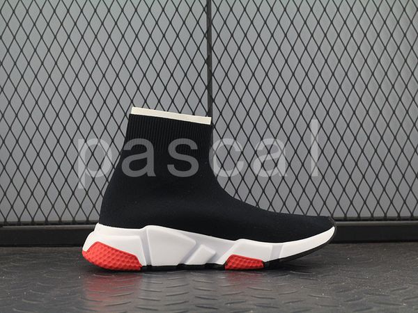 

2020 обуви speed ​​trainer повседневные втройне мужских носки плоских женщин способа размеров спортивных кроссовок мод 36-46, Black