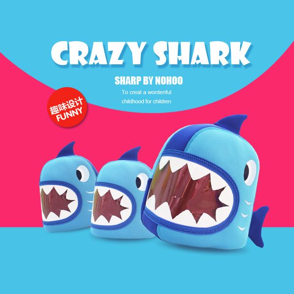 

детский сад школьная сумка детский рюкзак открытый мультфильм da zui sha fish детский рюкзак amazon трансграничная поставка товаров wh