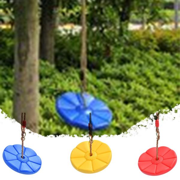 

kids outdoor indoor plate swing monkey swings round plate swing seat toys for chhildren funny sport birthday gift game toys