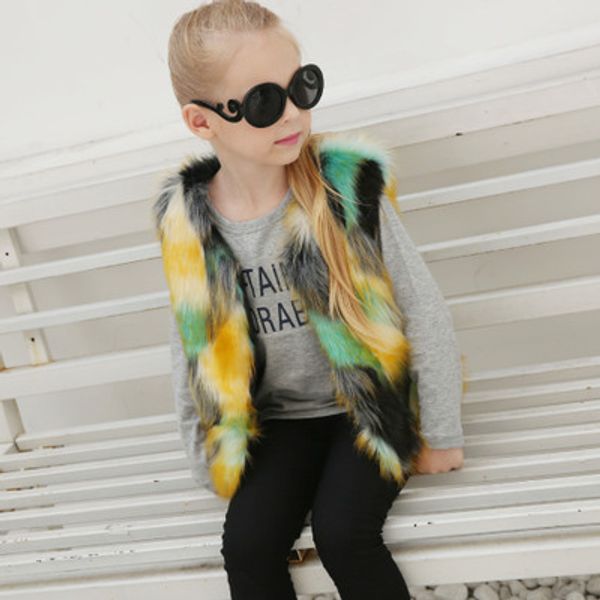 

fashion faux fur vest mt0792, Black