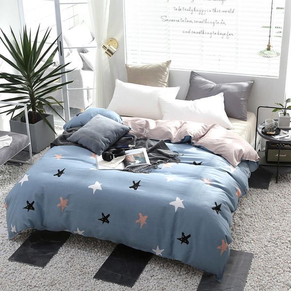 

2019 new design duvet cover quilt cover 100% cotton bedsheet flat sheet pillowcase king queen full queen size comforter set