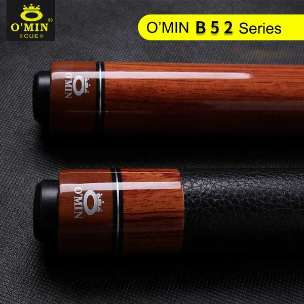 

o'min b52 bomber punch&jump cue 14mm tip black bakelite ferrule hard ash shaft professional break cue solid&pu 2 options wrap