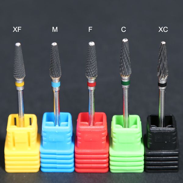 

2 шт / много остроконечное карбида вольфрама твердосплавные фрезы борфрезы сверла ногтя каспидальной