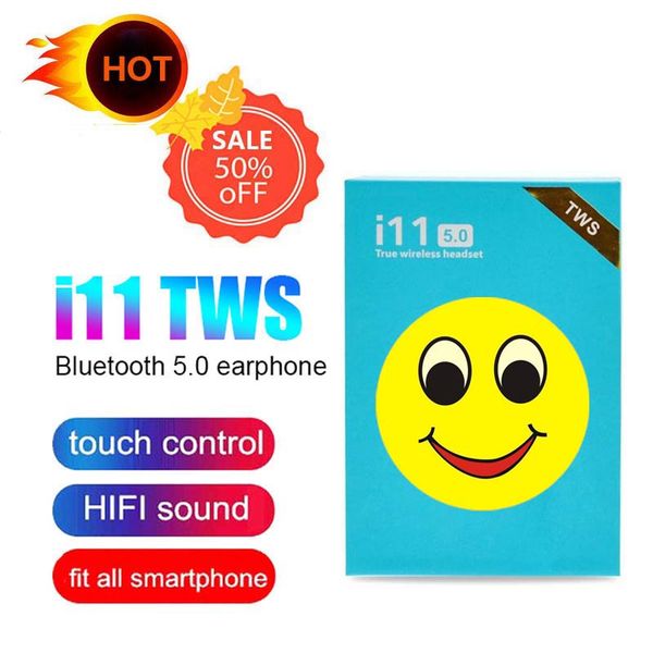 

New i11 tw true wirele earbud v5 0 bluetooth headphone mini earphone airpod with charging box for phone x 8 9 plu am ung 9 10
