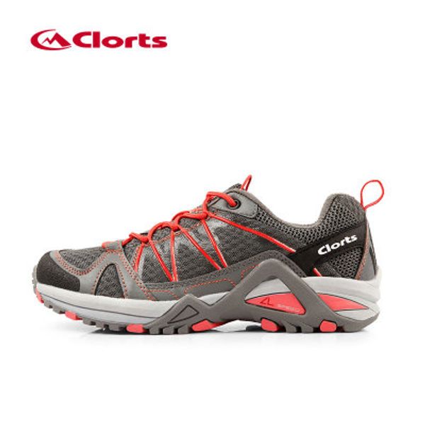 

clorts women's sports shoes outdoor lightweight breathable non-slip wear-resistant hiking shoes damping camping walking sneaker