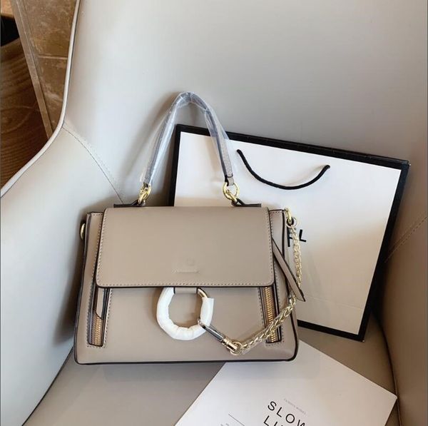 

2020 нового кольцо кожаного женских сумок кожаных стильный диких мешок крышка плечо сумка p1258