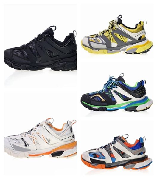 

2019 release 3.0 tess s paris track men gomma maille black for women triple s clunky sneaker casual shoes authentic designer sneakers