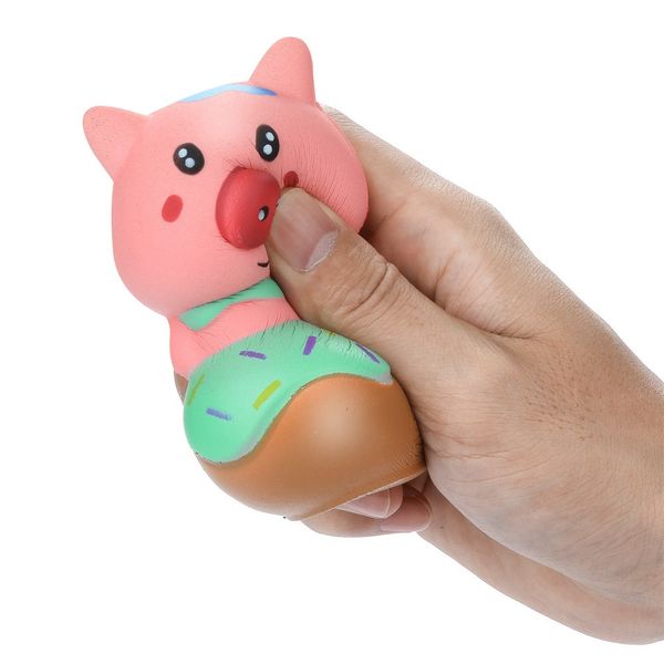 

squeeze stress reliever cute pink piglet slow rising toys gifts kids&anti-stress toys finger rehabilitation training #a