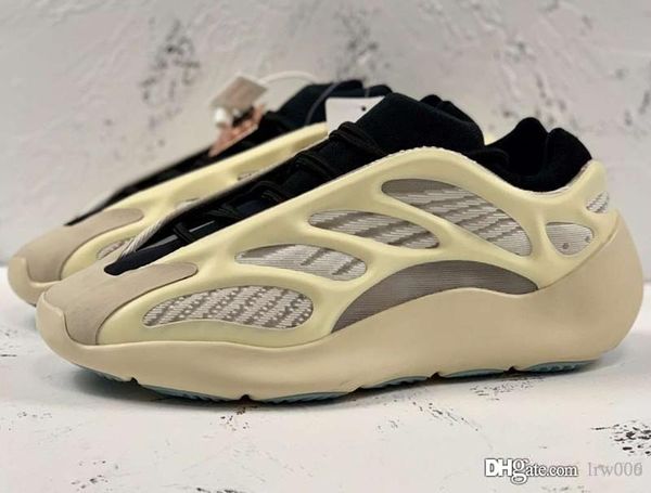

new fashion kanye west 700 v3 azael men luxury shoes foam runner racer sports trainers women white skeleton designer sneaker fw4980 ef9899, Black