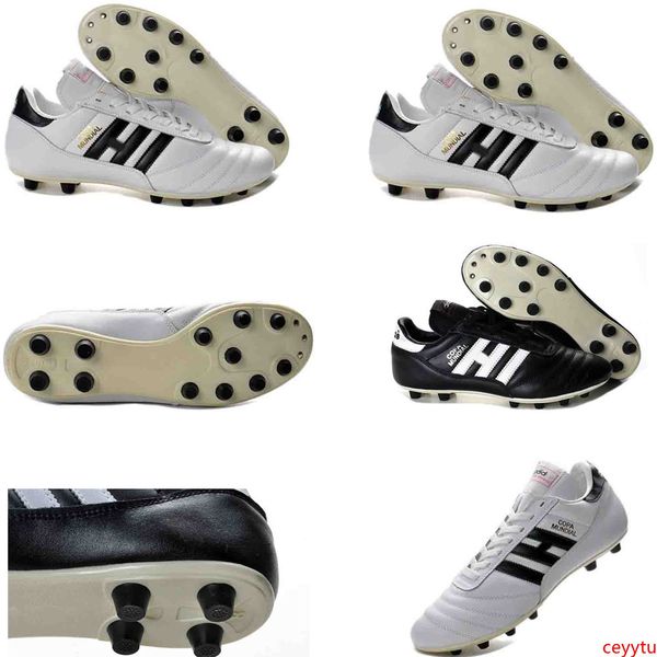 

original copa mundial black white cleats fg soccer shoes for classics made in germany leather 2019 world cup football boots botines futbol