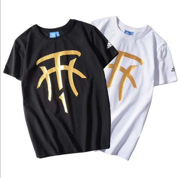 

2019 fashion high-end men's t-shirt men's and women's fashion casual t-shirt summer skateboarding hip-hop style s-2xl ing, White;black