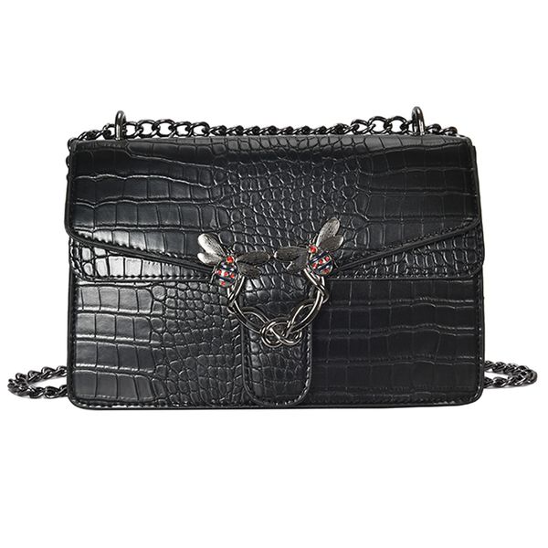 

191218 ivog new arrival everyday ladies small crossbody messenger handbag fashion pu chain hand bags for women 2019