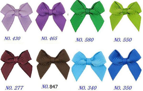 

baby girl 2" mini hairbow hair bows clips kids boutique grosgrain ribbon bowknot alligator hairpin headwear accessaries hd3303, Slivery;white