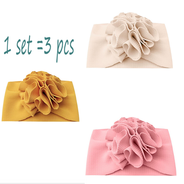 

big bow headwrap babyheadbands large flower headbandsbbay hairbow oversize ruffle flower headbandstoddler baby bow headband, Slivery;white