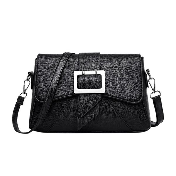 

elegant handbags women's leather messenger shoulder bag pure color bag shoulder messenger bags money large capacity travel