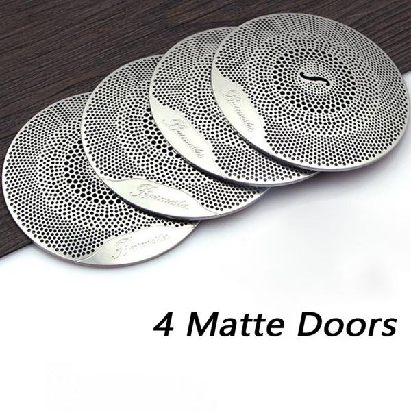 

4pcs audio door speaker grille cover interior car styling replacement parts loudspeaker trim metal for c class s class