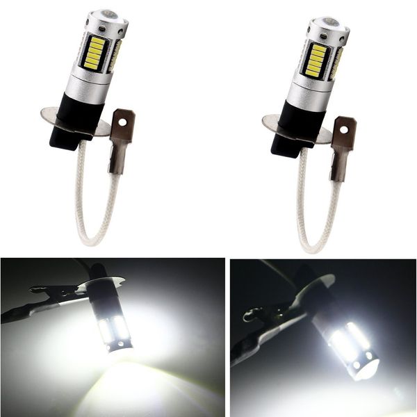 

super ofertapar lampadas h3 30smd samsung chip leds super branca farol milha neblina branca 6000k 12 volts baixo consumo