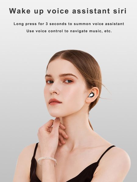 

tws 5.0 bluetooth noise cancelling earphone xy-5 8d stereo mini wireless earbuds earphones with microphone charging box headphones w1