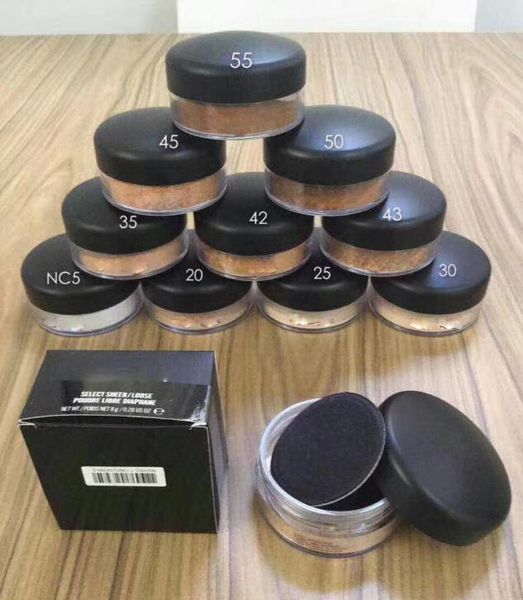 

Hot Brand Makeup SELECT SHEER LOOSE POUDRE LOOSE POWDER 10 Colors Women Beauty M Face Skin Beauty Powder Foundation