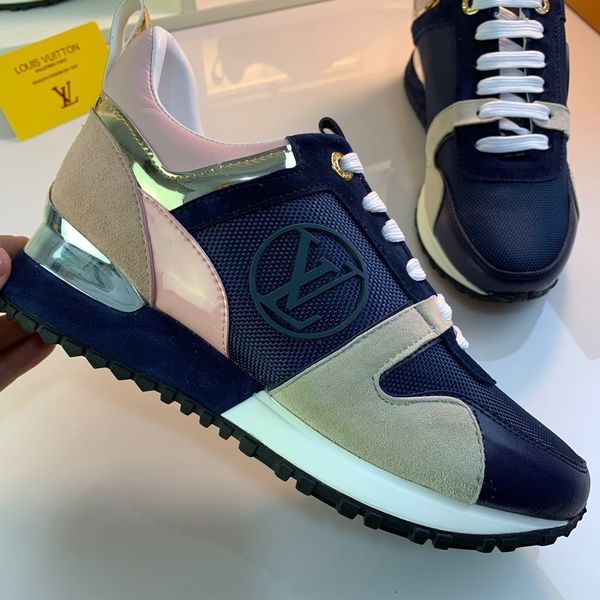 

platform 2020 latest fashion luxury casual sports shoes wild basketball women's shoes breathable models03#, Black