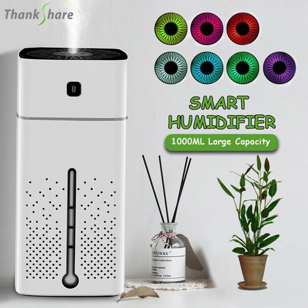 

thankshare 1000ml usb humidifier electric air diffuser night led light home relaxing difuser essentil aroma diffusor mist maker