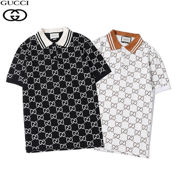 

new summer brand clothes luxury designer polo shirt men's casual polo fashion snake bee print embroidery t-shirt high street men polos, White;black
