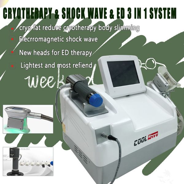 

2 в 1 портативный cryolipolysis shockwave therapy healthcare supply machine ударной волны с потерей веса машины красоты
