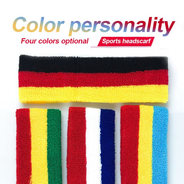 

colorful sports yoga hair band women men sweat headbands elastic rubber breathable sweatbands football runing yoga accessories