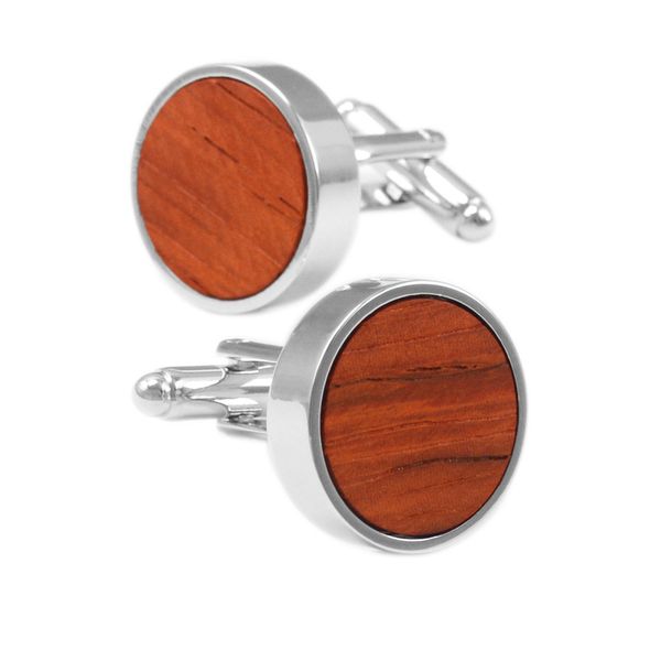 

wooden brass cufflinks studs for tuxedo dress shirt wedding business party, Silver