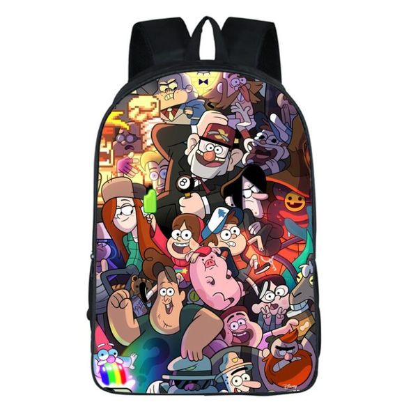 

gravity falls backpacks printing school bags student backpack children schoolbags for teenagers boys girls bag kids