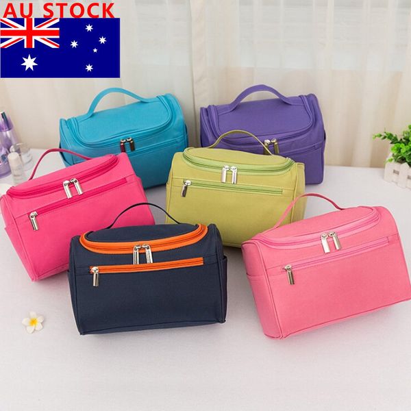 

new waterproof men hanging makeup bag nylon travel organizer cosmetic bag for women necessaries make up case wash toiletry