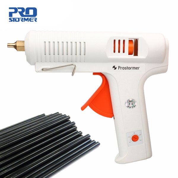 

prostormer 150w melt glue gun industrial mini guns thermo electric gluegun 140-220 degrees adjustable temperature glue gun