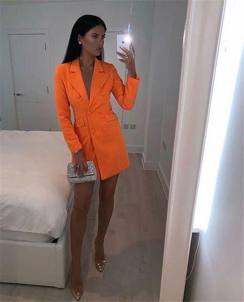 

new womens solid color designer blazers lapel neck slim office lady clothes summer female double breasted coat, White;black