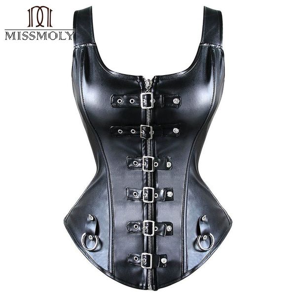 

x new steampunk steel boned lace up back body bustier overbust corset women waist cincher corsets black plus size s-6xl, Black;white