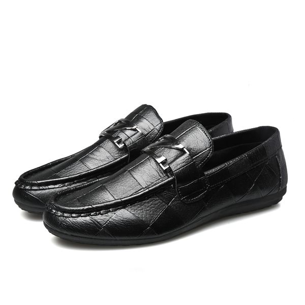 

low cut male fashion shoes men pu casual shoes 50% chic faux leather wetlook loafers men pvc winklepickers summer slip-on footwear, Black