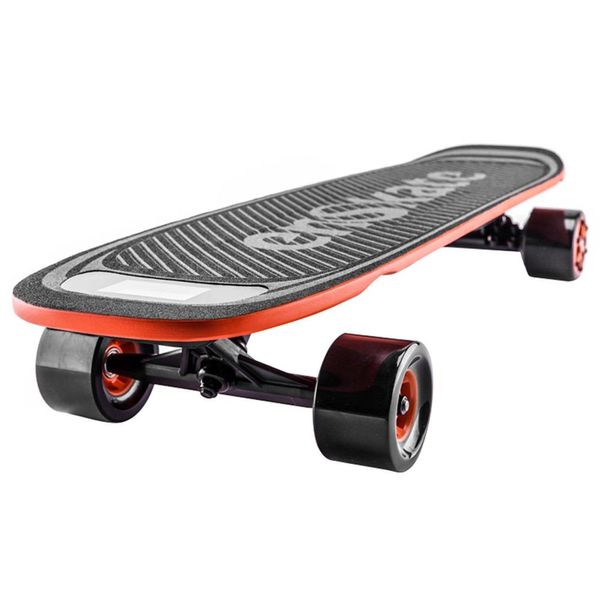 Enskate Woboard Elektro-Skateboard, zwei 450-W-Motoren, max. 35 km/h, mit Fernbedienung – Schwarz + Orange