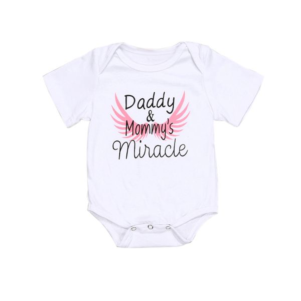 

fashion new summer baby romper newborn father's day letter printing romper infants baby kids jumpsuit short sleeve clothes, Blue