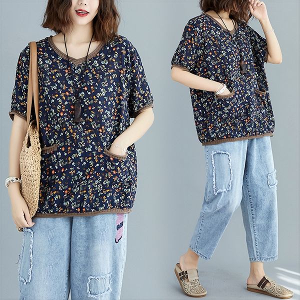 

pregnant women# short-sleeved t-shirt v-neck stitching curled pocket fat  price not less pregnant women# short-sleeved t-shirt v-ne, White