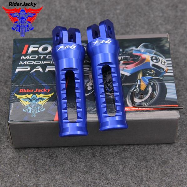 

riderjacky cnc front motorcycle footrest foot pegs foot rests pedal for yamaha fz 6 fz6 fz 600 2004-2009 2005 2006 2007 2008