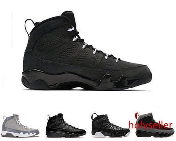 

new 9 9s mens basketball sneakers og space jam tour anthracite all black the spirit johnny kilroy lakers pe sport shoes 41-47